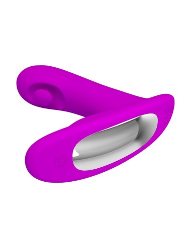 PRETTY LOVE - BAUER WIEDERAUFLADBARER PROSTATA-MASSAGEGERÄT MIT 12 MODI, LILA