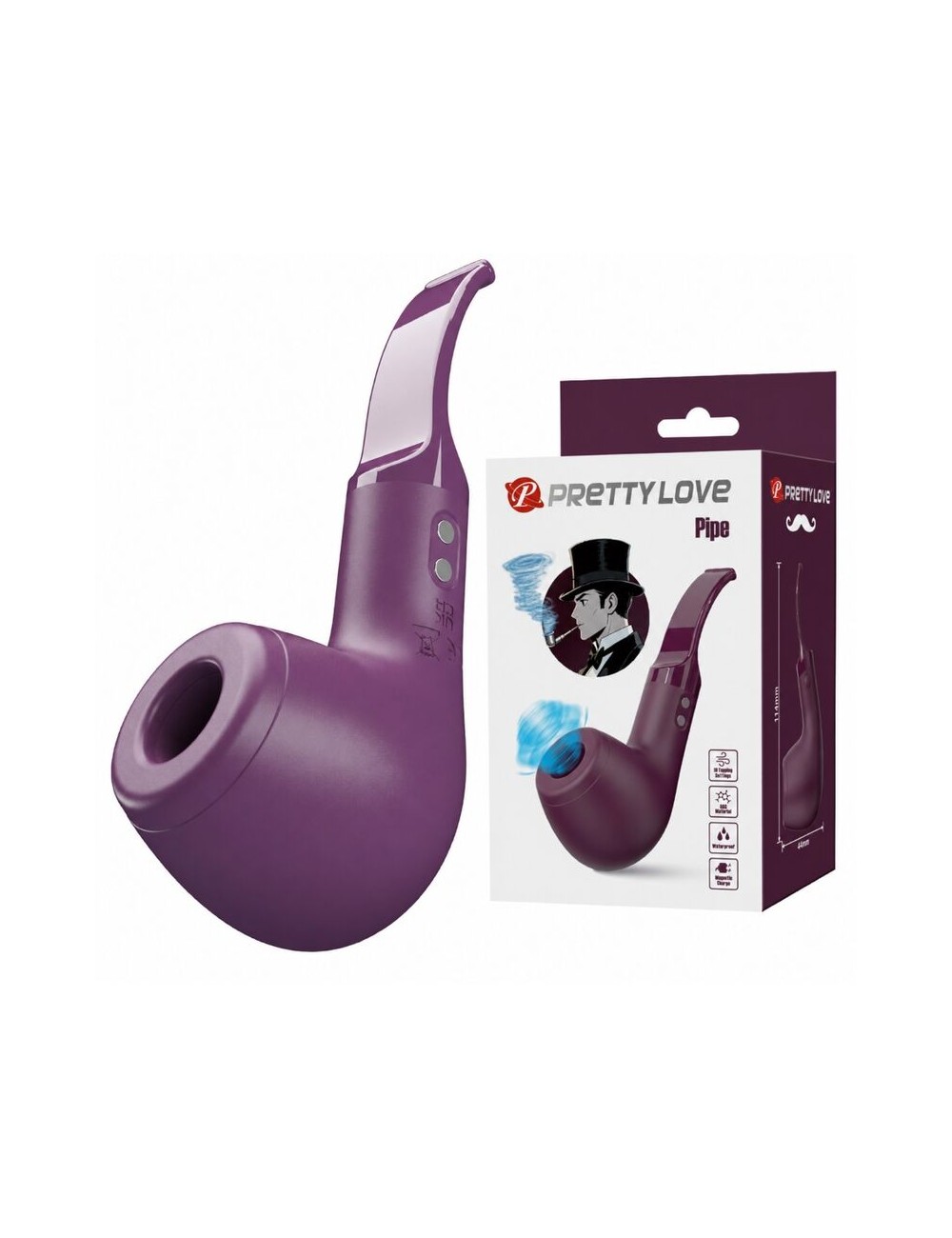 PRETTY LOVE - PFEIFENSTIMULATOR MIT 10 KLOPFSTUFEN
