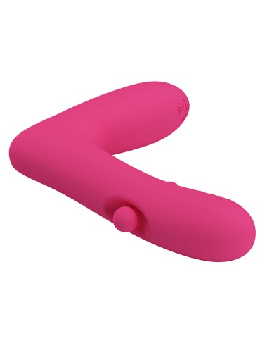 PRETTY LOVE – DUDEN WIEDERAUFLADBARER SILIKON-VIBRATOR MIT 12 VIBRATIONSMODI UND 3 SCHAUKELMODI, PINK