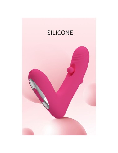 PRETTY LOVE – DUDEN WIEDERAUFLADBARER SILIKON-VIBRATOR MIT 12 VIBRATIONSMODI UND 3 SCHAUKELMODI, PINK