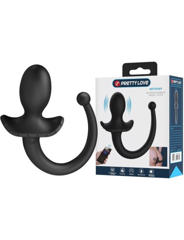 PRETTY LOVE – ANTHONY APP-STEUERUNG ANAL- UND PERINEUMVIBRATOR SCHWARZ
