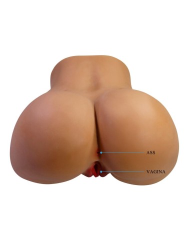 CRAZY BULL - REALISTISCHER WEIBLICHER TORSO-MASTURBATOR MIT DOPPELEINTRITT