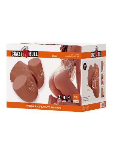 CRAZY BULL - REALISTISCHER WEIBLICHER TORSO-MASTURBATOR MIT DOPPELEINTRITT
