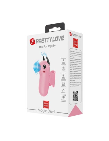 PRETTY LOVE - MAGIC DEVIL WIEDERAUFLADBARER FINGERSTIMULATOR PINK