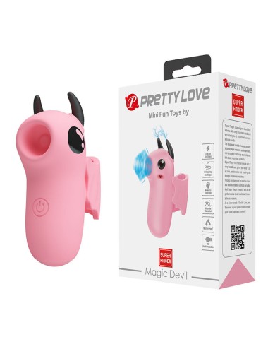 PRETTY LOVE - MAGIC DEVIL WIEDERAUFLADBARER FINGERSTIMULATOR PINK