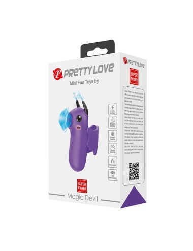 PRETTY LOVE - MAGIC DEVIL LILA WIEDERAUFLADBARER FINGERSTIMULATOR