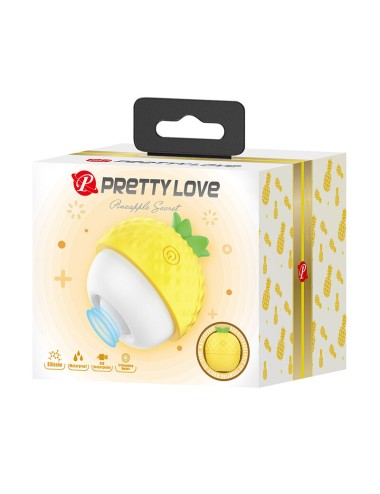 PRETTY LOVE - WIEDERAUFLADBARER SAUG- UND STOSS-KLTORALSTIMULATOR GELB