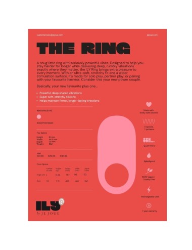 JE JOUE - ILY COCK RING VIBRIERENDER PENISRING