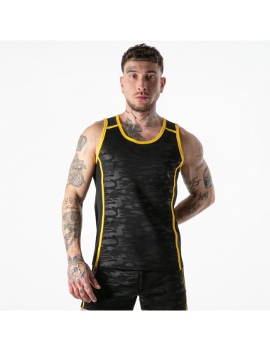 LOCKER GEAR - VOLLSTÄNDIGER MILITÄRZUGANG TANKTOP GELB S