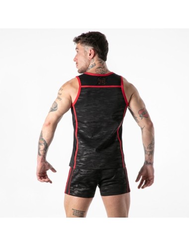 LOCKER GEAR - VOLLSTÄNDIGER MILITÄRZUGRIFF TANKTOP RED M