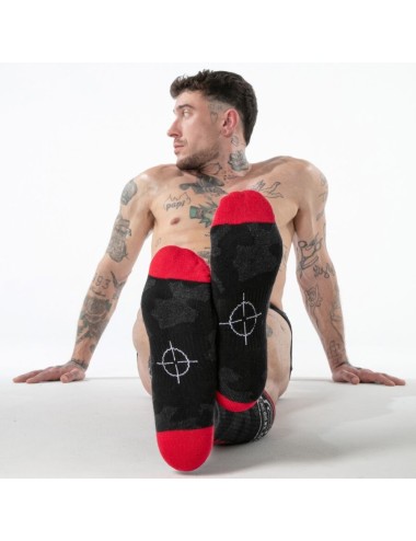 LOCKER GEAR - ROTE MILITÄR-KNIEHOHE SOCKEN