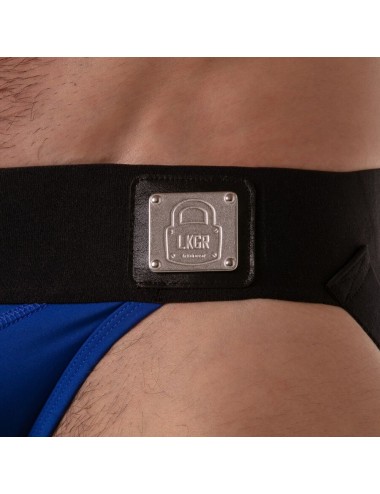 LOCKER GEAR - JOCKSTRAP MIT BREITEM BUND, BLAU, XL