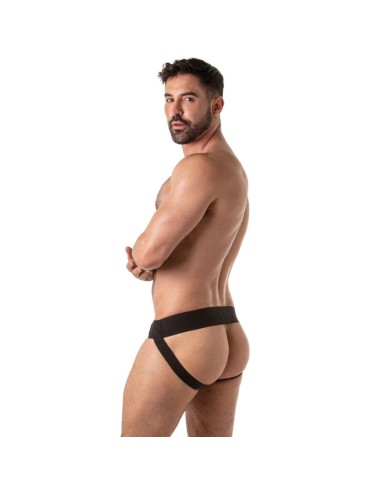 LOCKER GEAR - BREITER TAILBAND-JOCKSTRAP SCHWARZ M