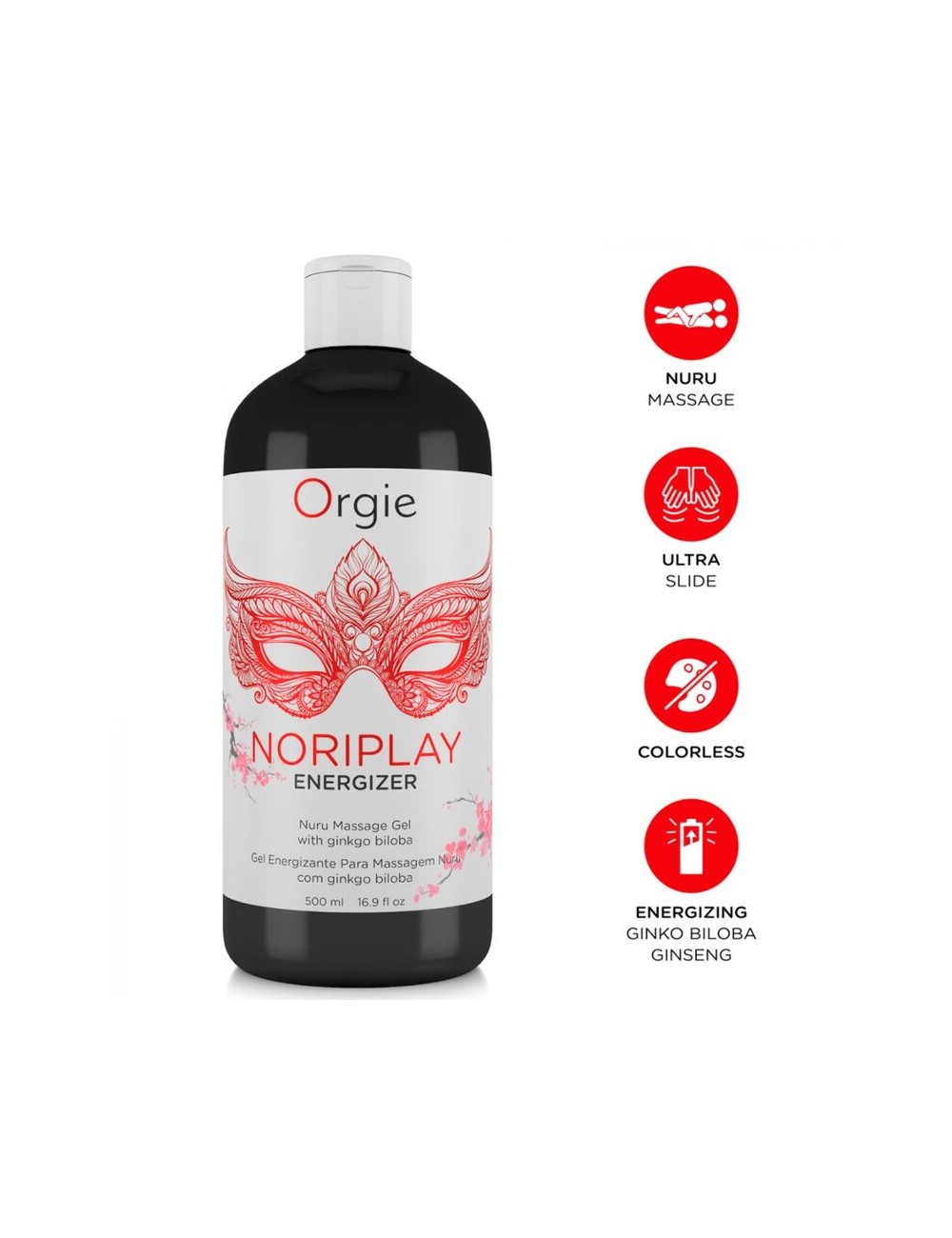 ORGIE - NORIPLAY ENERGIZER BODY TO BODY NURU MASSAGEGEL 500 ML