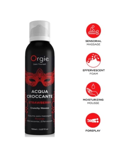 ORGIE - ACQUA CROCCANTE ERDBEER KNUSPRIGES MASSAGEMOUSSE 150 ML