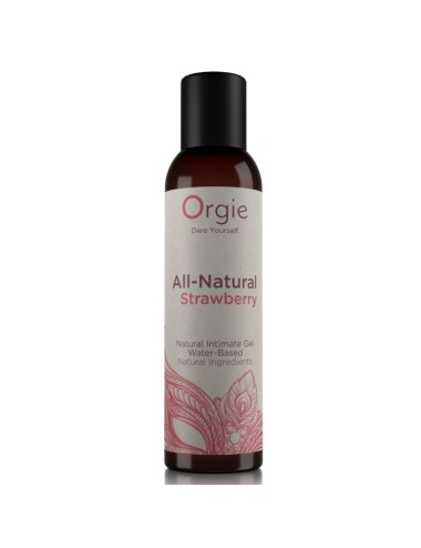 ORGIE - GANZ NATÜRLICHES ERDBEER-KUSSBARES INTIMGEL AUF WASSERBASIS 150 ML