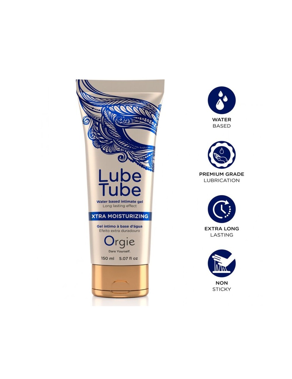 ORGIE - GLEITGEL TUBE EXTRA FEUCHTIGKEITSSPENDENDES INTIMGEL AUF WASSERBASIS