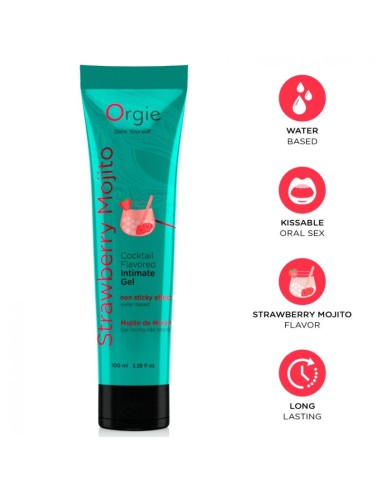 ORGIE - GLEITGEL-TUBE COCKTAIL ERDBEER-MOJITO