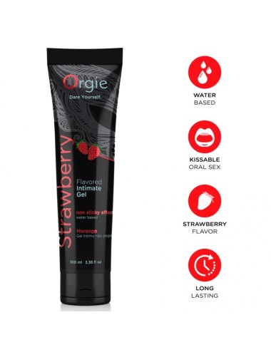 ORGIE - GLEITGEL-TUBE ERDBEERE