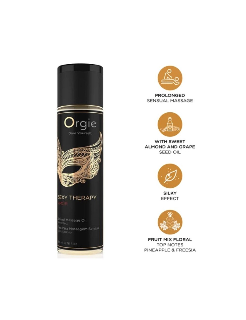 ORGIE - SEXY THERAPY AMOR SENSUAL MASSAGEÖL 200 ML