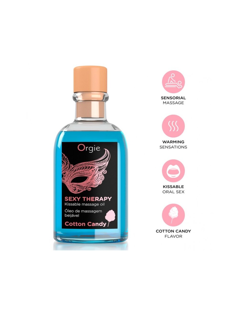 ORGIE - LIPPENMASSAGE-SET MIT ZUCKERWATTE