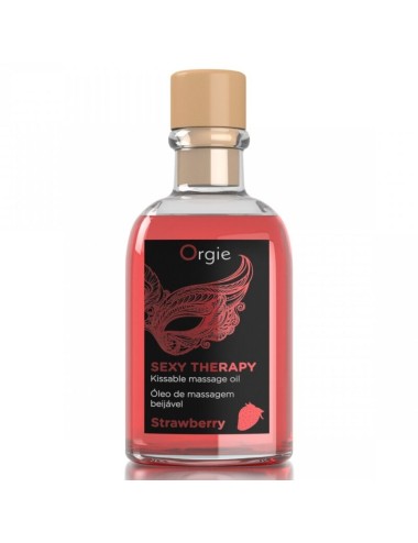 ORGIE - LIPPENMASSAGE ERDBEER KUSSBARES MASSAGESET 100 ML