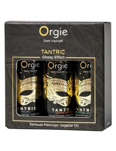 ORGIE - TANTRISCHE MINI-KOLLEKTION: SENSUELLE MASSAGEÖLE 3 X 30 ML