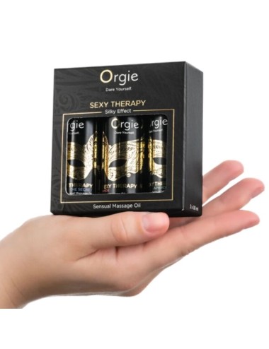 ORGIE - SEXY THERAPY MINI SIZE KOLLEKTION: SENSUELLE MASSAGEÖLE 3 X 30 ML