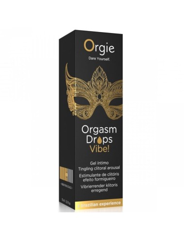 ORGIE - ORGASMUS-TROPFEN-VIBULATOR! VIBRIERENDER KLITORISTISCHER ERMÖGLICHUNGSSPANNER 15 ML