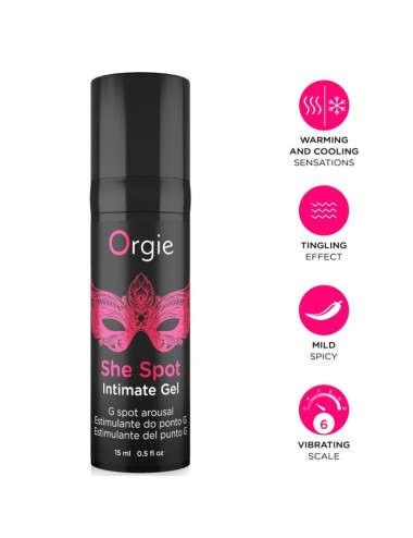 ORGIE - SHE SPOT G-SPOT ERREGUNGS-INTIMGEL 15 ML