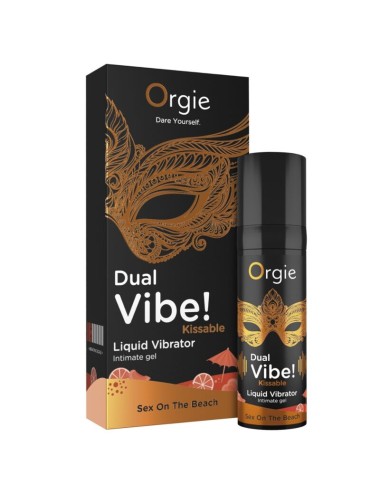 ORGIE - DOPPELVIBRATOR! SEX AM STRAND KÜSSER FLÜSSIGVIBRATOR 15 ML