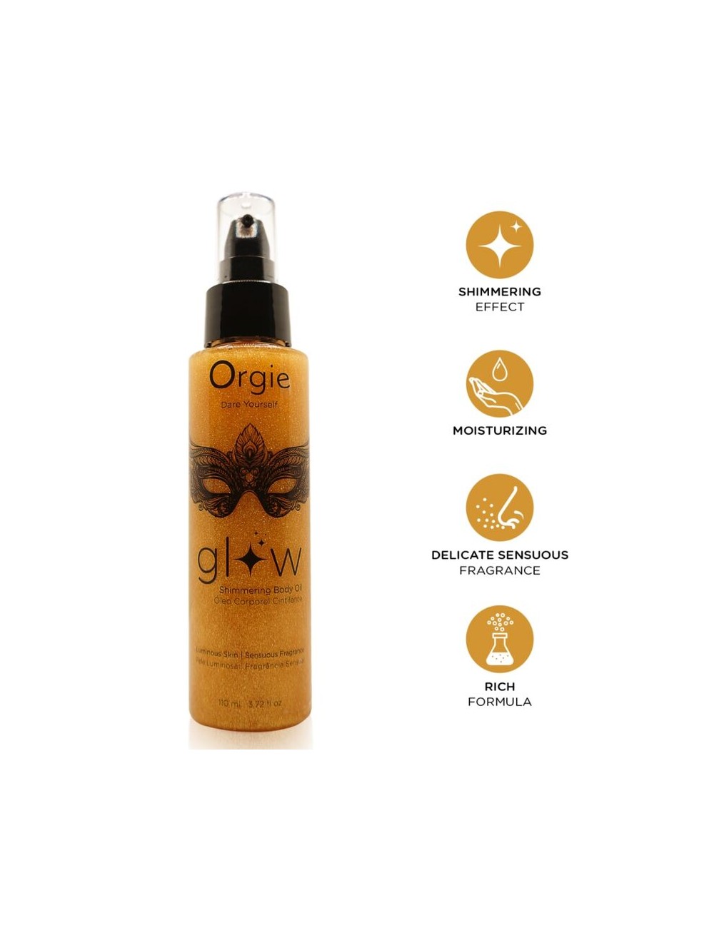 ORGIE - GLOW SCHIMMERENDES KÖRPERÖL 110 ML