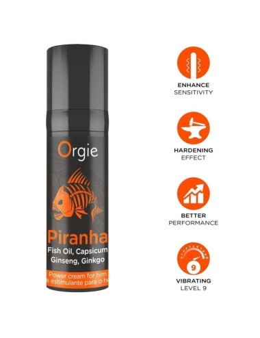 ORGIE - PIRANHA POWER CREME FÜR IHN 15 ML