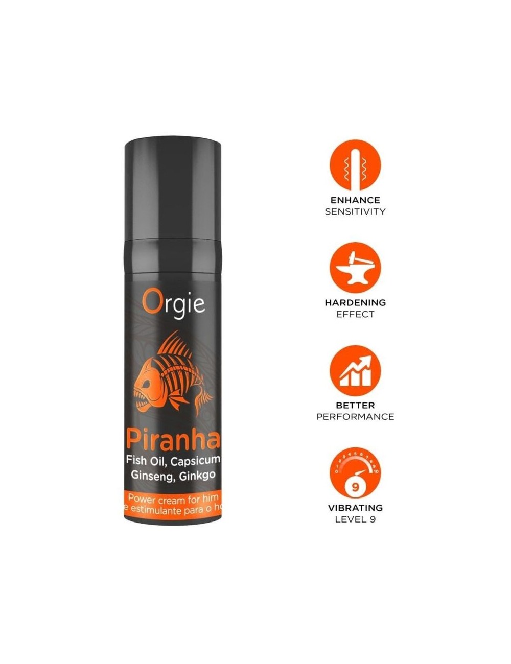 ORGIE - PIRANHA POWER CREME FÜR IHN 15 ML