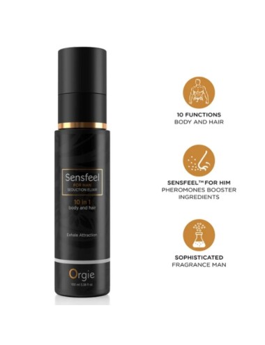 ORGIE - SENSFEEL FÜR DEN MÄNNER VERFÜHRUNGS-ELIXIER 10 IN 1 FÜR KÖRPER UND HAAR 100 ML