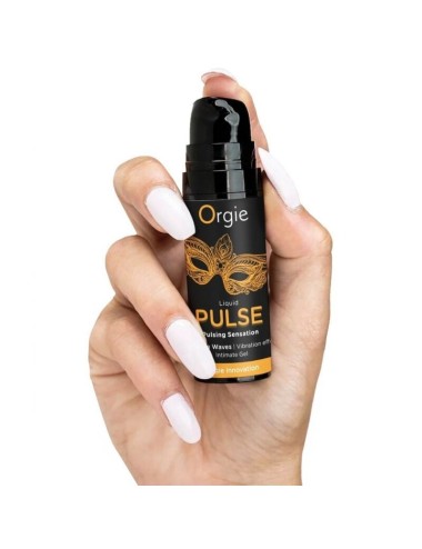 ORGIE - PULSE KISSABLE PULSIERENDES INTIMGEL MIT PULSIERTEM NERVENVERHALTEN 15 ML