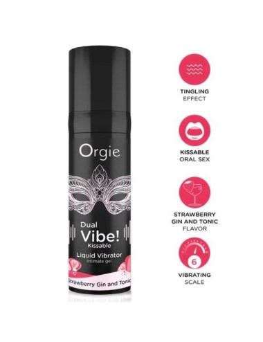 ORGIE - DUAL VIBE! ERDBEER-GIN-TONIC-VIBRATOR ZUM KÜSSEN