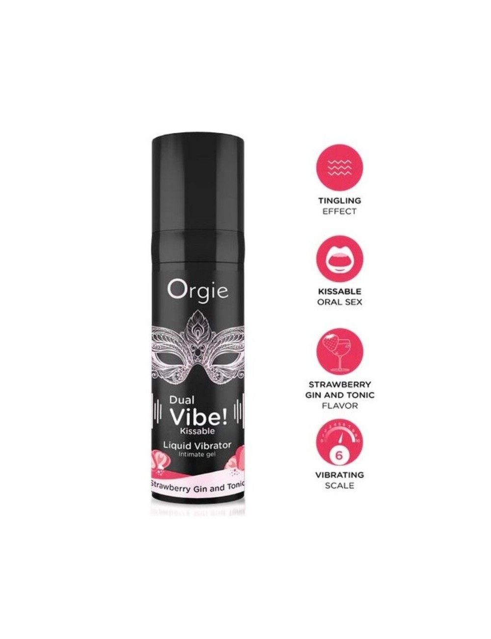 ORGIE - DUAL VIBE! ERDBEER-GIN-TONIC-VIBRATOR ZUM KÜSSEN