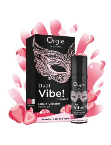 ORGIE - DUAL VIBE! ERDBEER-GIN-TONIC-VIBRATOR ZUM KÜSSEN