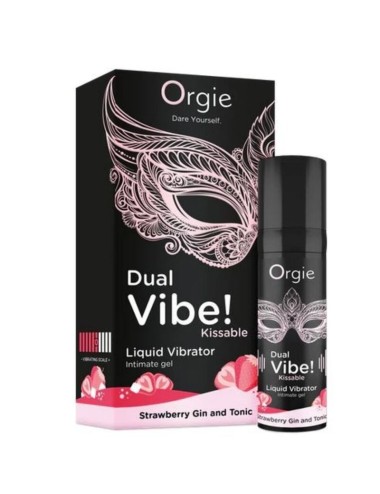 ORGIE - DUAL VIBE! ERDBEER-GIN-TONIC-VIBRATOR ZUM KÜSSEN, 15 ML