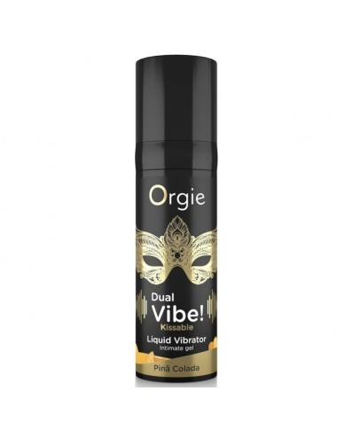 ORGIE - DUAL-VIBE! PIÑA COLADA KISSABLE FLÜSSIGER VIBRATOR 15 ML