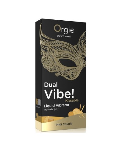ORGIE - DUAL-VIBE! PIÑA COLADA KISSABLE FLÜSSIGER VIBRATOR 15 ML