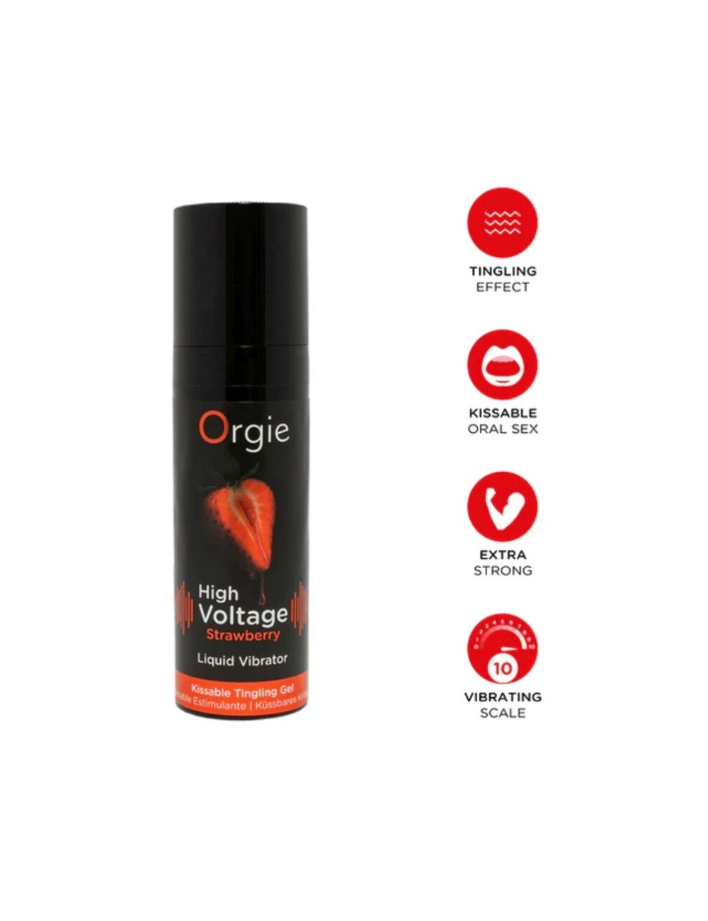 ORGIE - HIGH VOLTAGE ERDBEERE EXTRA STARKER