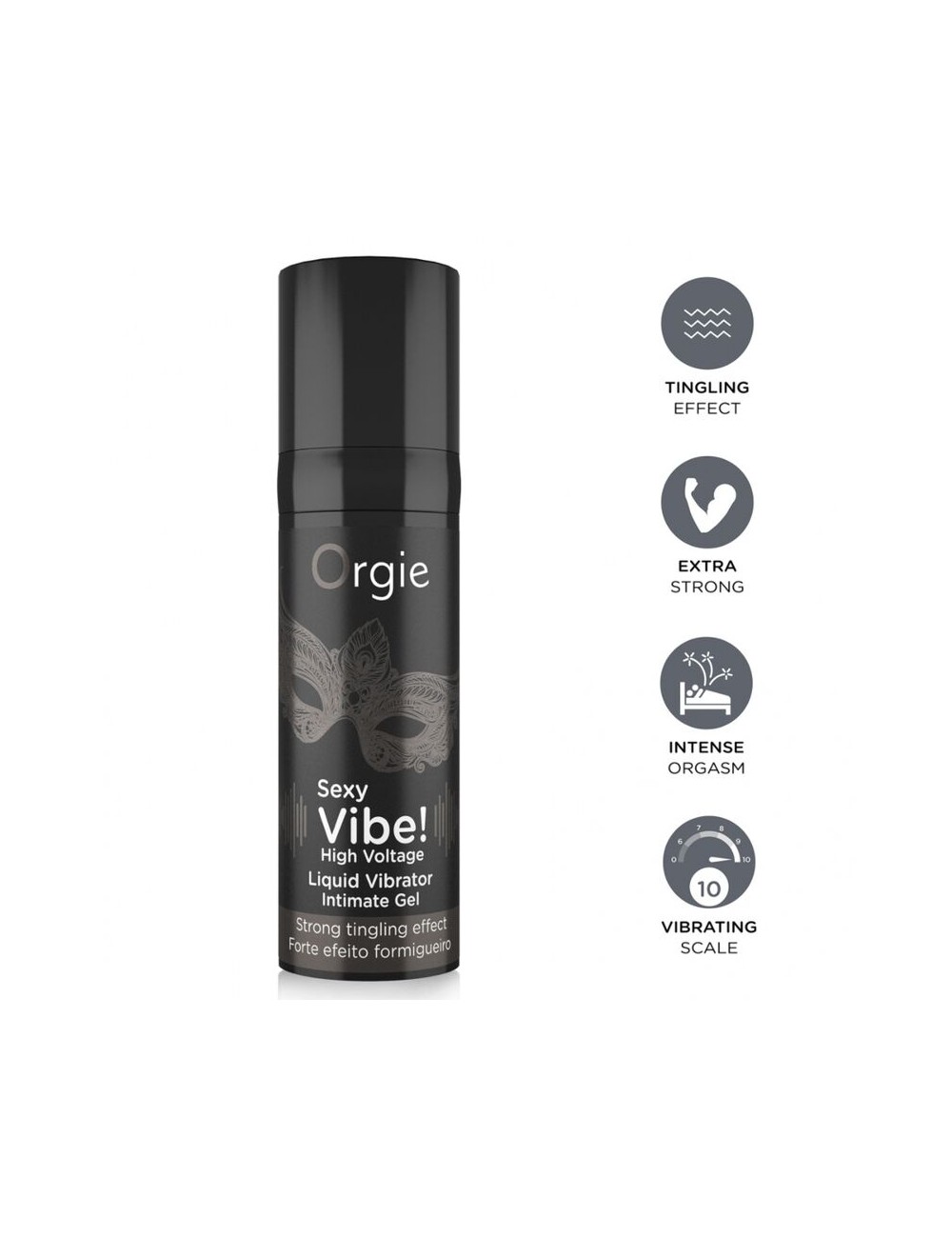 ORGIE - SEXY VIBE! EXTRA STARKER FLÜSSIGKEITSVIBRATOR MIT HOCHSPANNUNG