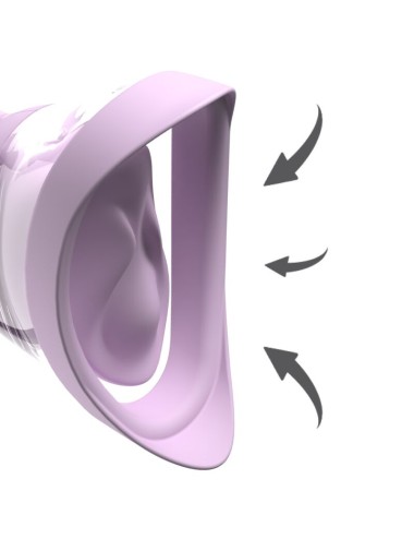 FANTASY FOR HER - VELOURA TOUCH LUSTIKPUMPE INTIMPUMPE MIT SAUG- UND VIBRATIONSFUNKTION LILA