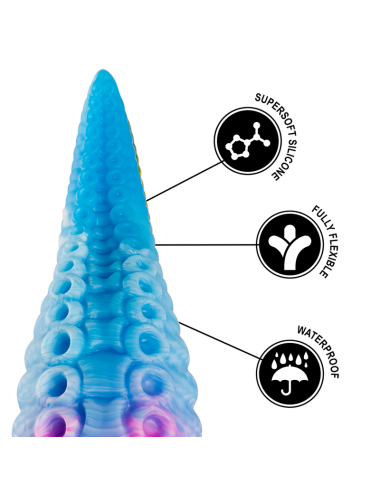 EPIC - PHORCYS BLAUER TENTAKEL-DILDO, KLEINE GRÖSSE