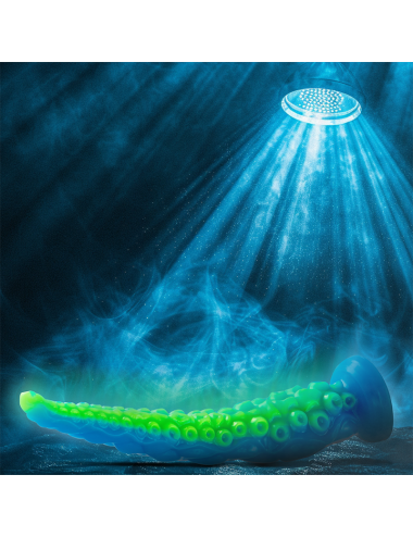 EPIC - SCYLLA FLUORESZIERENDER DÜNNER TENTAKELDILDO GROSSE GRÖSSE