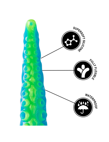 EPIC - SCYLLA FLUORESZIERENDER DÜNNER TENTAKELDILDO GROSSE GRÖSSE