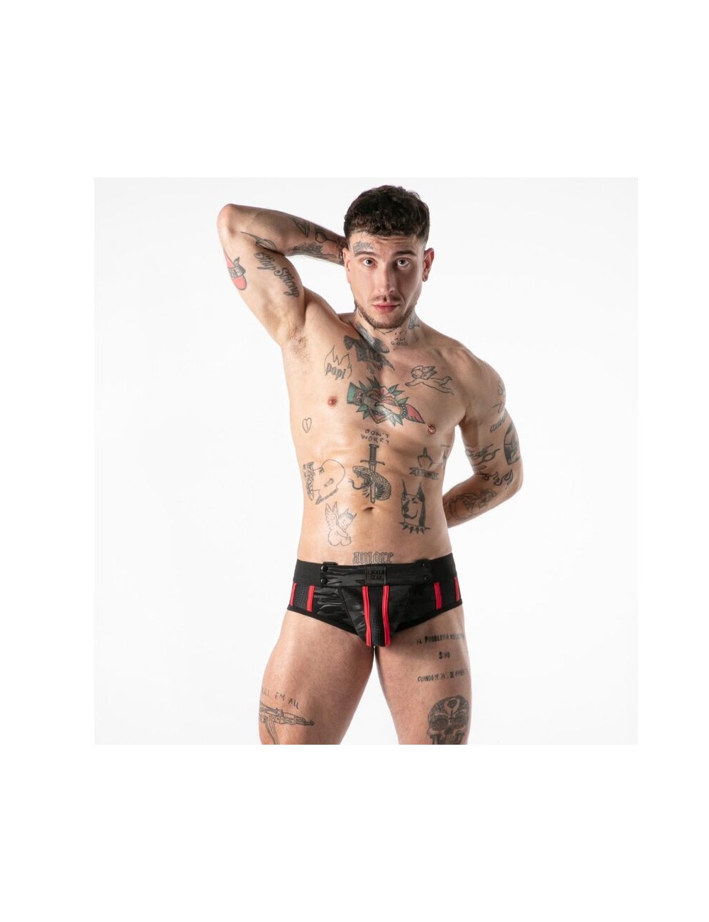 LOCKER GEAR - VOLLSTÄNDIGER MILITÄRZUGRIFF JOCK BRIEF RED L