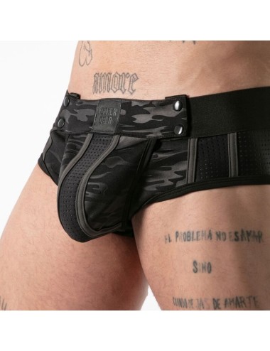 LOCKER GEAR - VOLLSTÄNDIGER MILITÄRZUGRIFF JOCK BRIEF SCHWARZ M